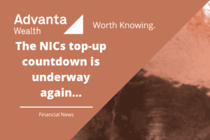 The NICs top-up countdown is underway again…