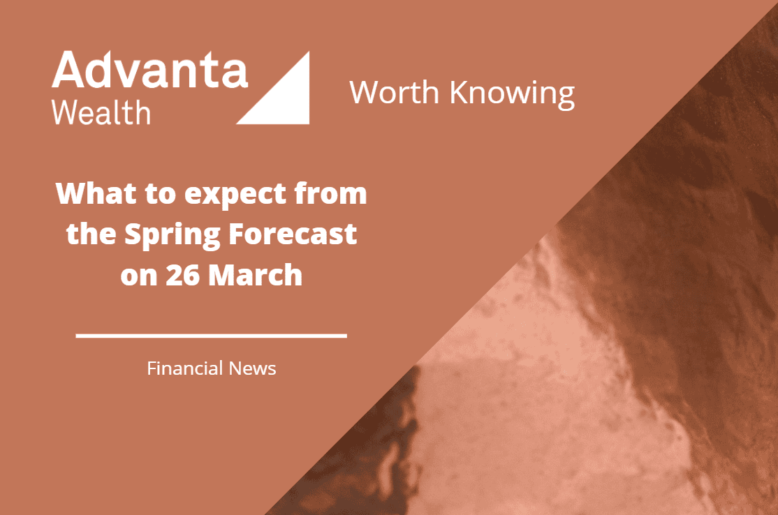 What to expect from the Spring Forecast on 26 March