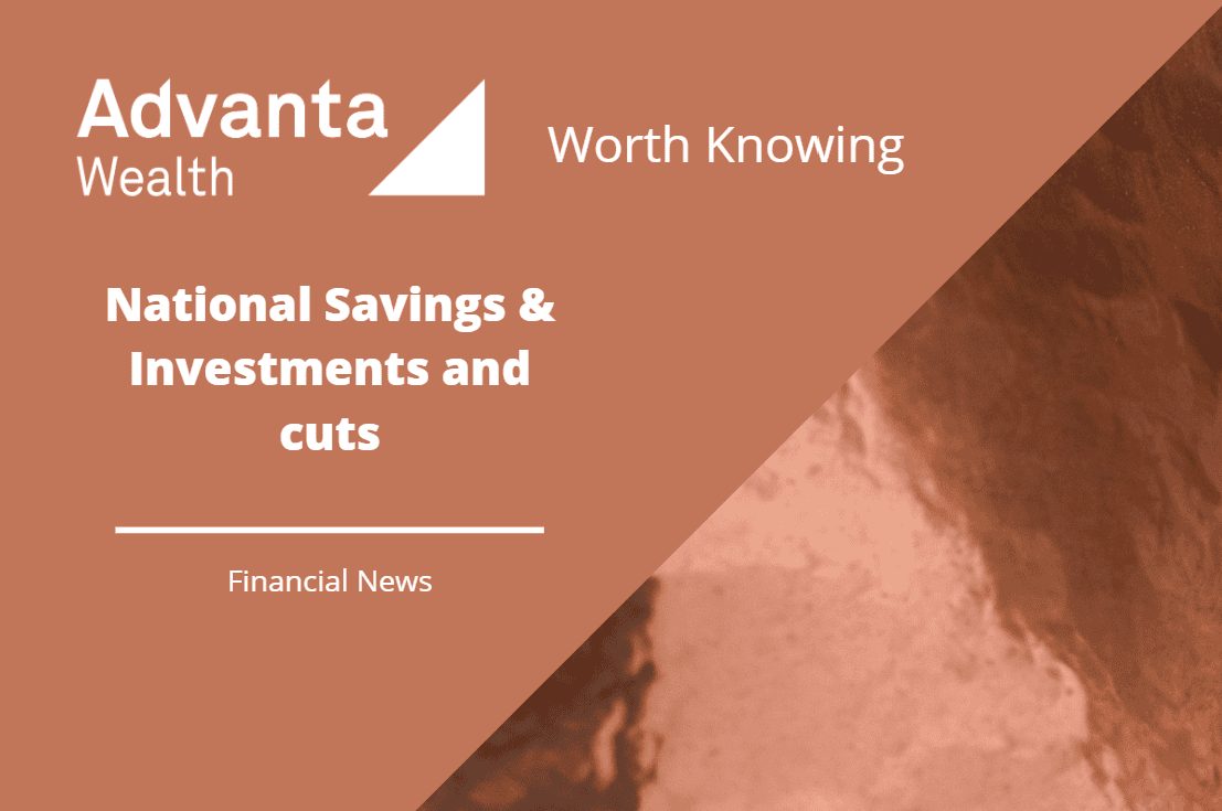 National Savings &#038; Investments and cuts