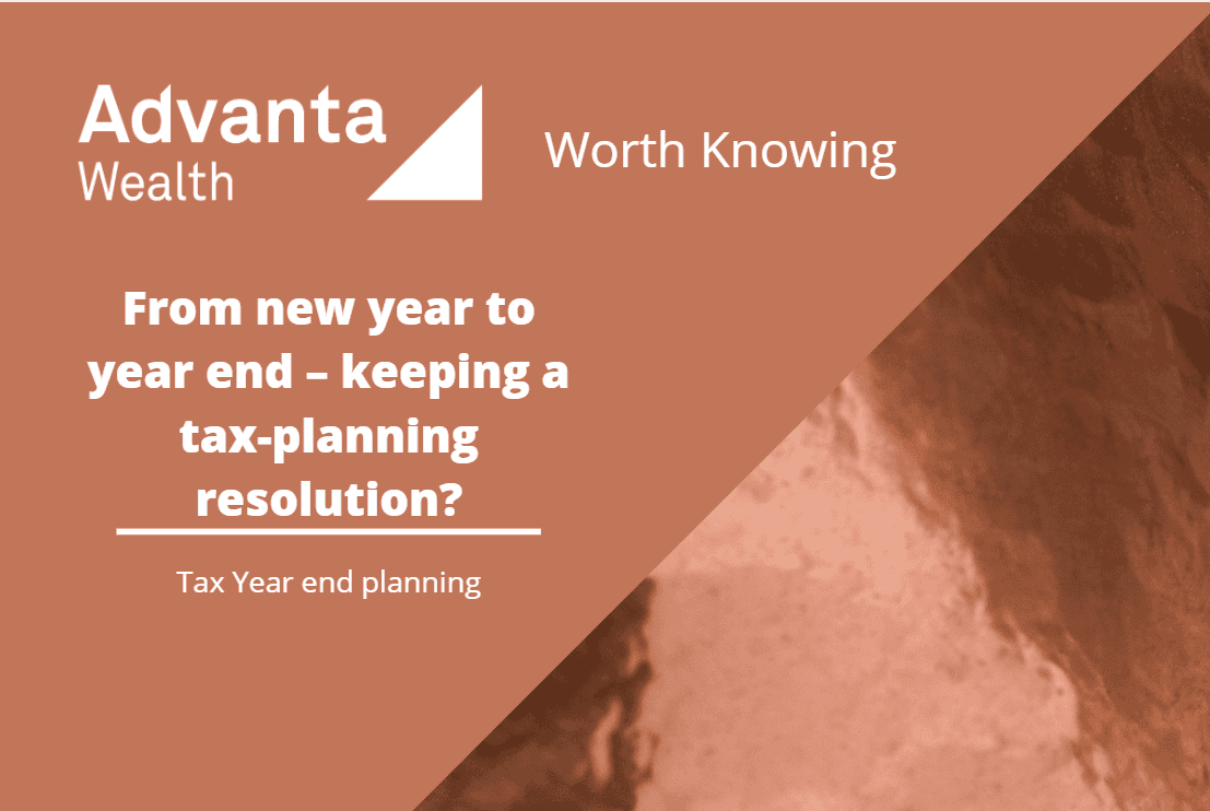 From new year to year end – keeping a tax-planning resolution?